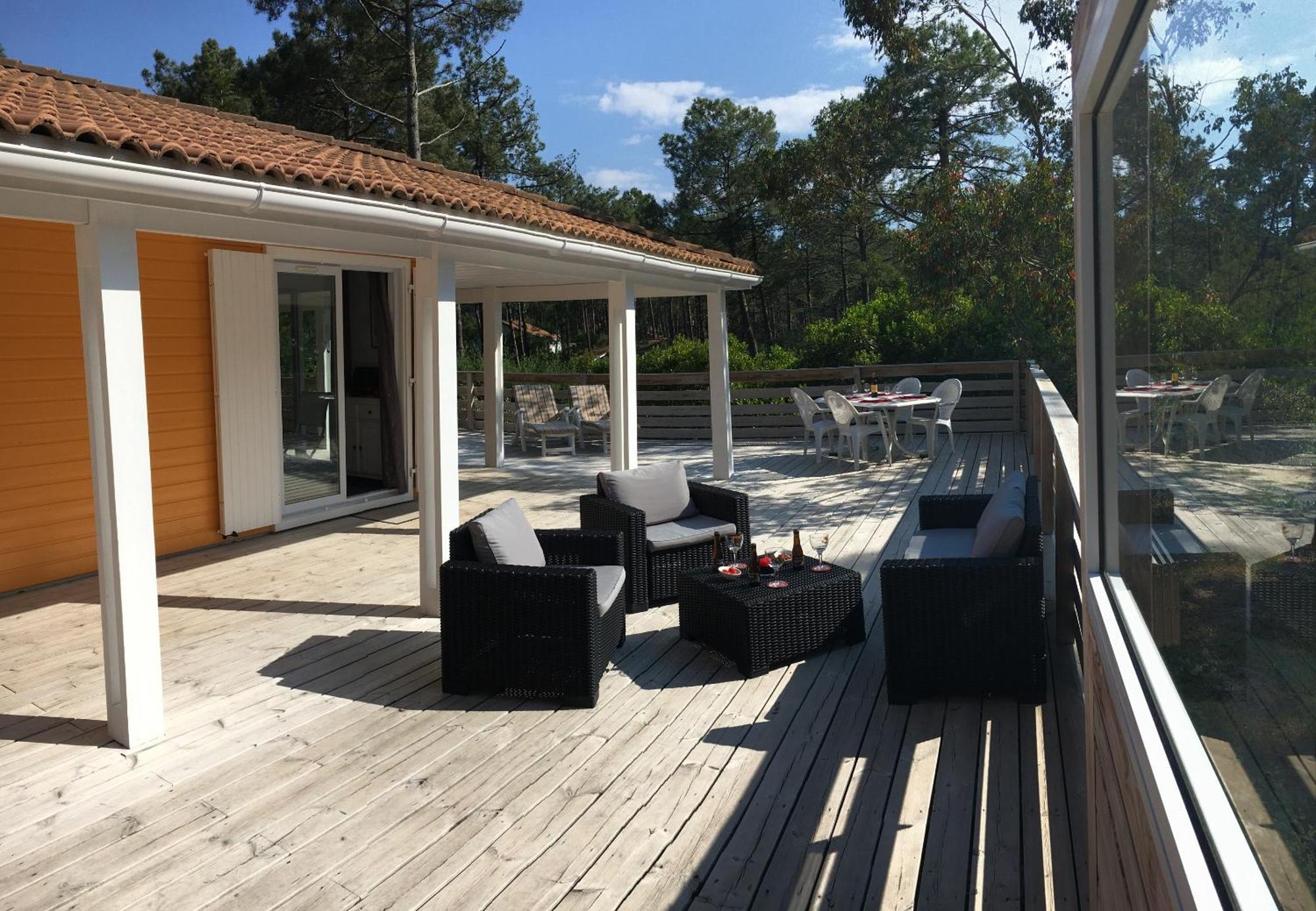Chalet Orange Naturiste La Jenny Le Porge Pokoj fotografie